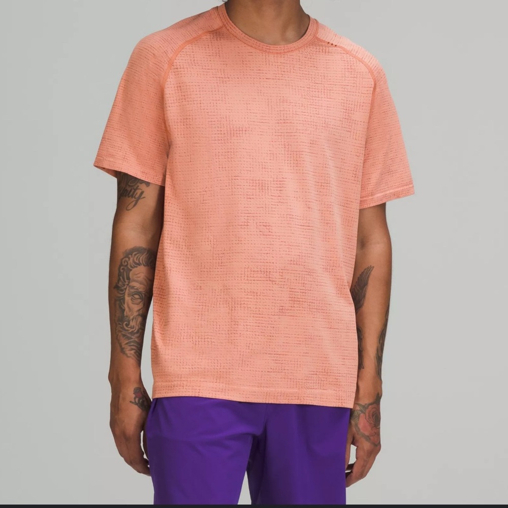 MEN Lululemon Athletica Metal Vent Tech T 2.0 Short Sleeve Tee SZ L